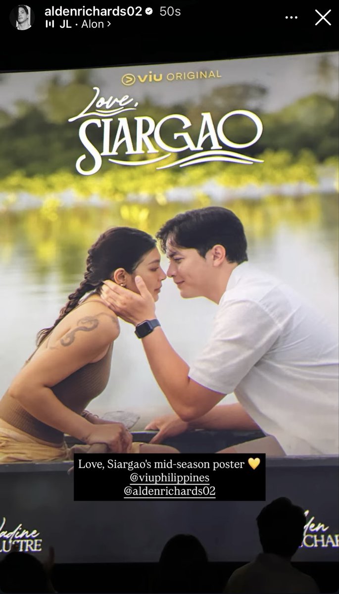 whenzymallow's tweet photo. Good evening Kara &amp; Jao!

#LSExclusiveScreening 
#LoveSiargao
#ALDENRichards
ALDENjoins VIUscreening
@aldenrichards02 https://t.co/WpUqKA8a4O