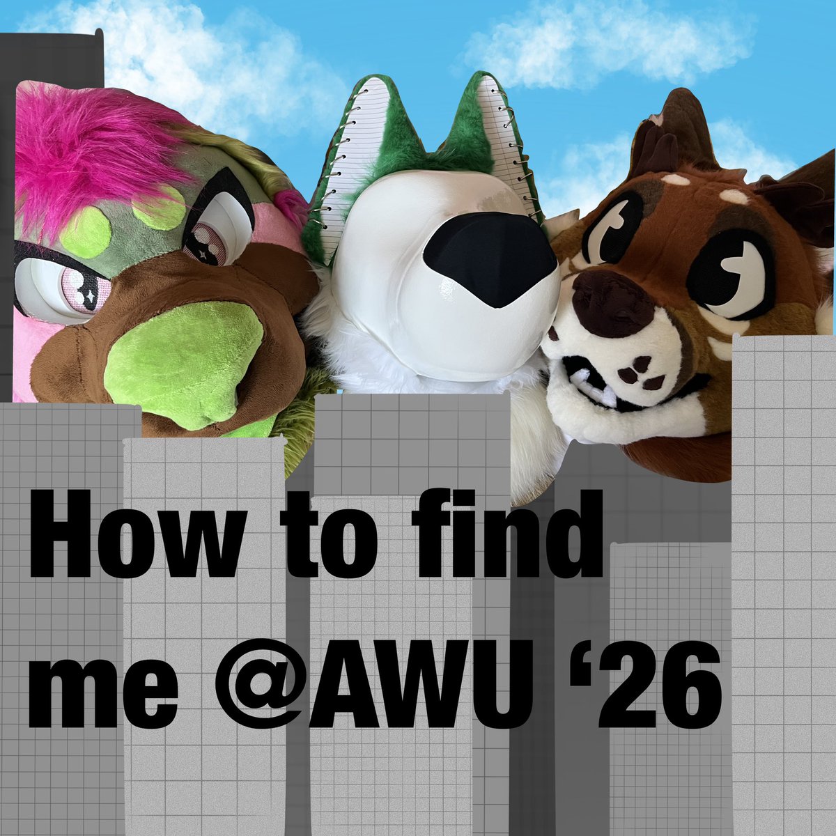 wonderthewolf's tweet photo. How to find me at AWU 2026!!
I have 3 amazing fursuits I hope to run around in:
Wren, AXL, and Science!!
Please make sure to abide by my Doβs and Donβts so we can all have a fun convention!
#awu #awu2026 #anthroweekendutah #anthroweekendutah2026 #furry https://t.co/rv6AHG9wqf