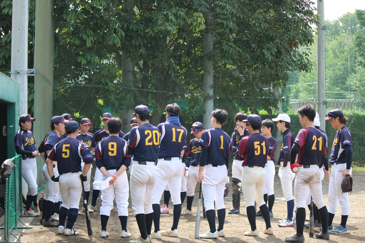 jichibaseball's tweet photo. 7月25日　練習試合
第1試合 vs埼玉医科大学
自治医大|020 030 6×|11
埼玉医大|000 000 0×|0
打線がつながり着実に得点を重ね、守備でも相手打線を無失点に抑えました！
第2試合vs 山梨大学
自治医大|130 111|7
山梨大学|000 100|1
初回から先制し、その後も積極的な走塁で得点を重ねました！✨️ https://t.co/d4BSAFn7yK