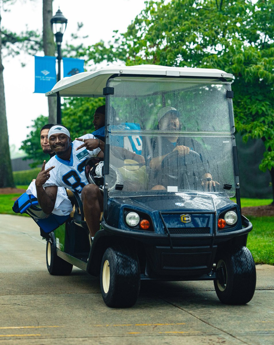 Panthers's tweet photo. Rain can’t stop our drip https://t.co/DCvyiJSBA7