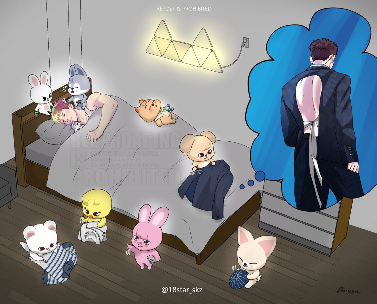 18star_skz's tweet photo. 🐺夜中にこっそりワルツの準備をする妖精SKZOO https://t.co/nYxWsRPqsW