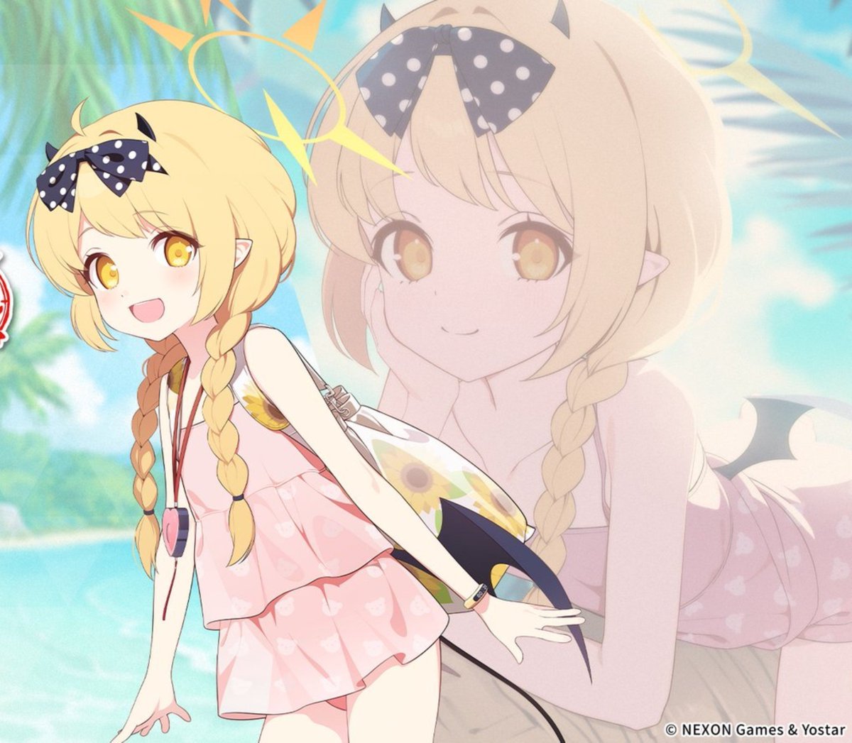 Jatsuve's tweet photo. Ibuki and Iroha swimsuits in this economy!? 😭🙏💢 https://t.co/Q8mO2LB3pP