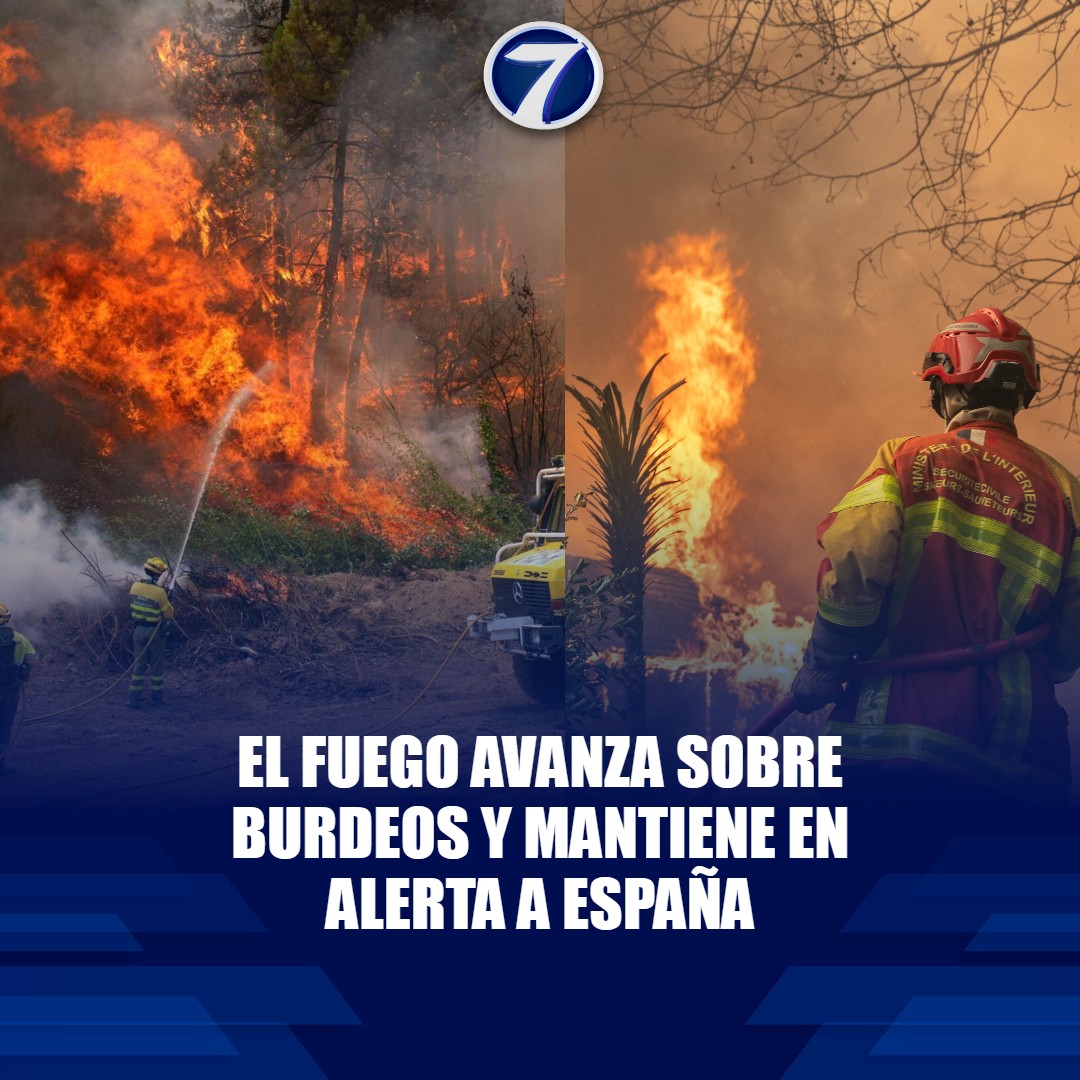 Noti7Guatemala's tweet photo. https://t.co/gTR7uZv0am ⬅ Los #incendios se intensifican en Europa y amenazan #Burdeos 🔥 https://t.co/8KXtkp06Wo