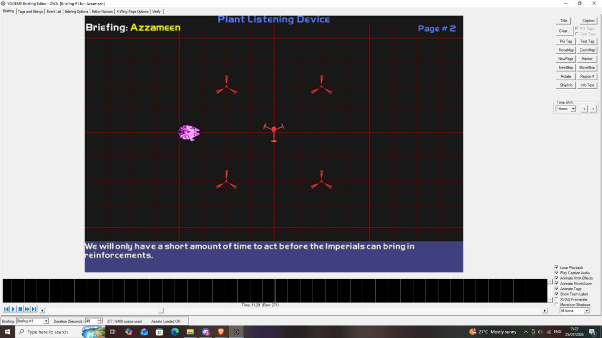 JamesGill16's tweet photo. one of the fixes for XWA 3.0 it should fix all three satellite briefing map icons. 

#xwingalliance #starwars #lucasarts #pcgaming #retrogaming #retrogames #retrogamer #dosgaming #dosgames https://t.co/nJRCpy8weh