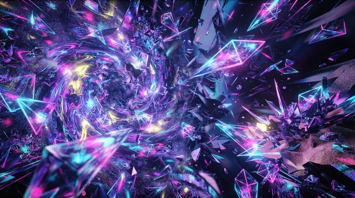 User Shares Abstract Art Generated with FlowbyGoogle AI