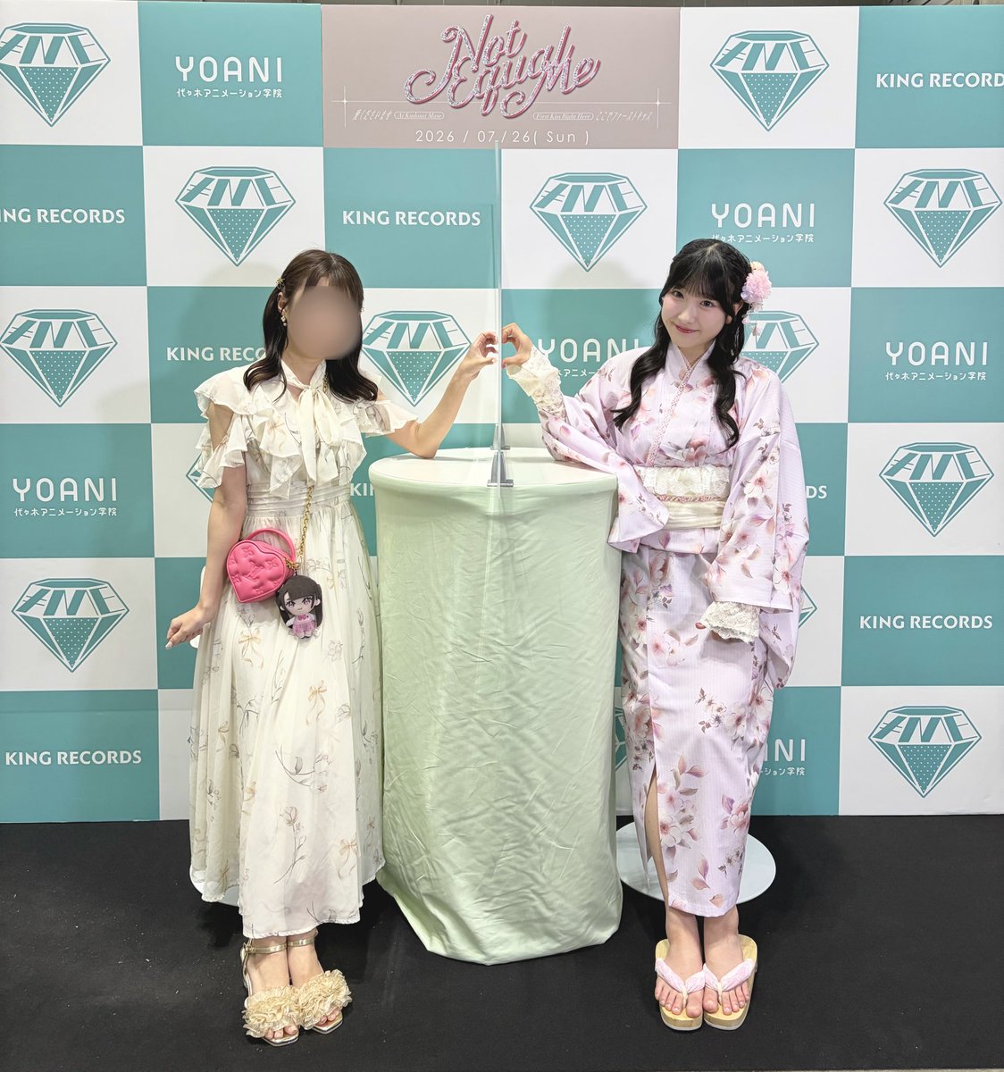 rmk_0v0b's tweet photo. 2回目のツーショ会🍑

浴衣姿があまりにもめろめろきゅん🙈💘
お肌真っ白で可愛すぎた…

ももきゅんポーズがぎこちない気がするので次回までに練習しておきます(⸝⸝o̴̶̷᷄ ·̫ o̴̶̷̥᷅⸝⸝)💦

 #櫻井もも   #ノイミー
 @_sakurai_momo_ https://t.co/jP2aF3mOUa