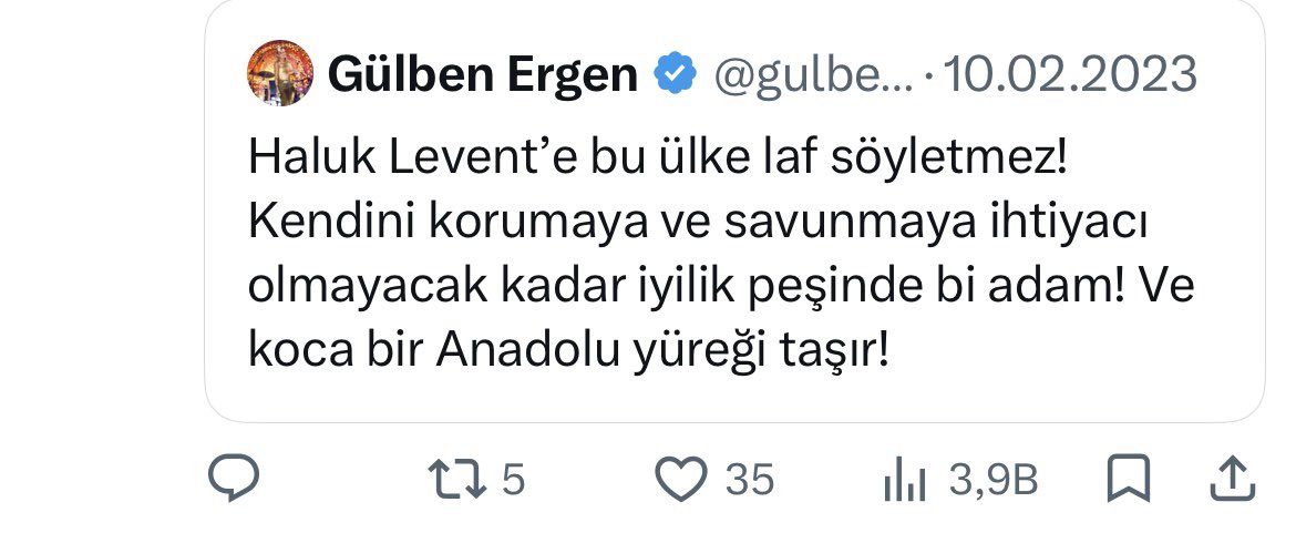 kenan_kiran's tweet photo. Gülben Ergen bu paylaşımını silmiş.. 

“Koca bir Anadolu yüreği…” https://t.co/RTpG3UzI3Z