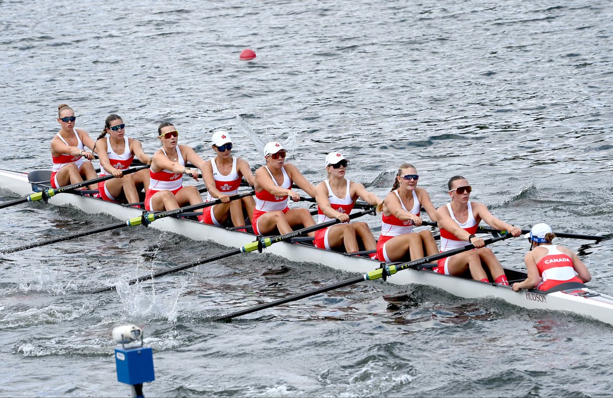 rowingcanada's tweet photo. That's a wrap in Duisburg! 💪
The women's eight closed out Canada's racing, finishing 5th in the final at the U23 World Championships.
Congratulations to all for representing the maple leaf with pride on the world stage! 👏 🍁
#RowingCanada #UnitedByWater #TeamCanada https://t.co/2RvZdGjmGB