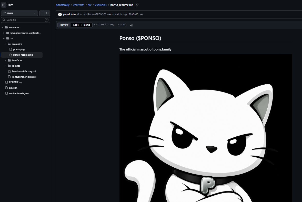 mocuchendr3's tweet photo. So no one noticed Pons just confirmed their mascot inside a README on their GitHub?

And still nobody's made it.

His name's Ponso $PONSO. A badass, unbothered cat. One of the most memeable characters we've seen in a while.

SOURCE: https://t.co/TRUoGi0zml https://t.co/udaBMjWZqr