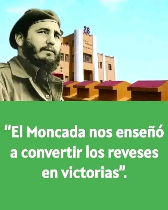 DaryamiRVaron's tweet photo. VIVA EL 26 DE JULIO GLORIA ETERNA A NUESTROS HÉROES Y MÁRTIRES DE LA PATRIA AMADA 🇨🇺 #ProvinciaGranma #MiMoncadaEsHoy https://t.co/mEHcNvrqWz
