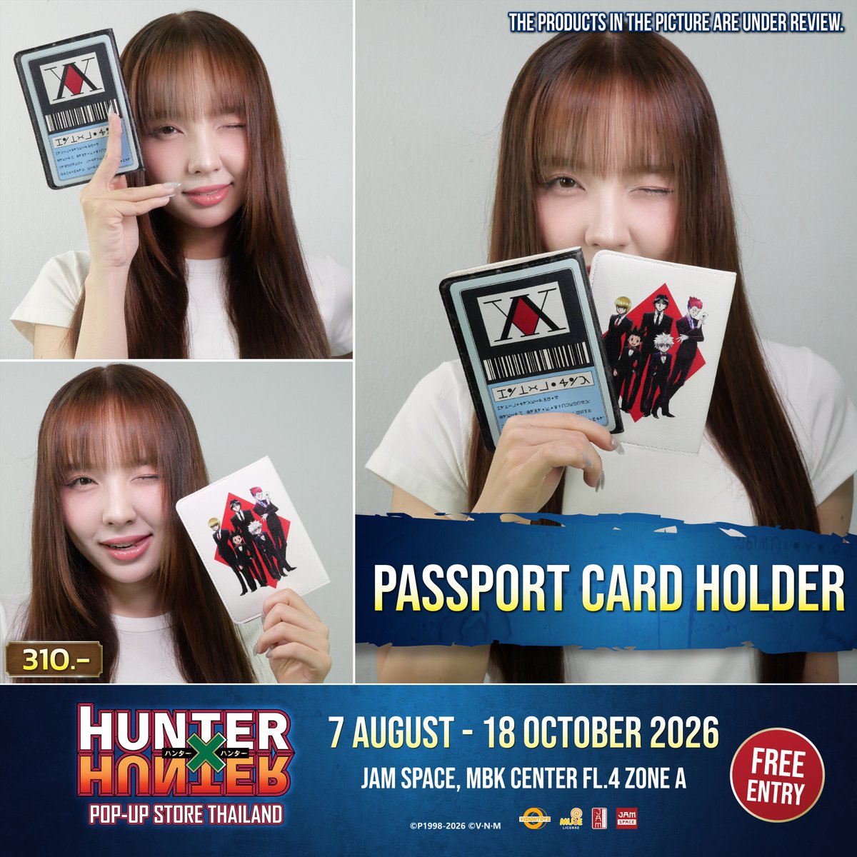 jam_th_official's tweet photo. เหล่าฮันเตอร์มามุงด่วน พกใบอนุญาตฮันเตอร์ของคุณด้วย Passport Card Holder แล้วเท่ระเบิด 💯💥

ใครที่กำลังเดินทางไปทวีปมืด อย่าลืมพกสิ่งนี้ Hunter x Hunter Passport Card Holder ที่จะมาปกป้องเอกสารสำคัญอย่างใบอนุญาตฮันเตอร์ของคุณ ไปที่ไหนก็หายห่วงแน่นอน

#HunterxHunterPopupStoreTH #HunterxHunter #JapanAnimeMovieThailand #JAMSPACE #Muse