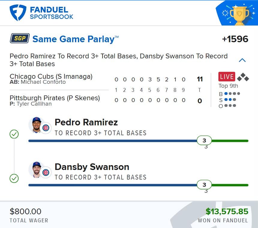 crownlinksport's tweet photo. $13.5K BANG BANG ✅

I don't miss. I literally don't miss. https://t.co/A5mt8MY5Uo