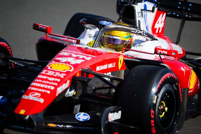 f1rtp's tweet photo. E @LewisHamilton pode ter outra penalização a caminho por velocidade excessiva na pitlane aquando do pitsto. Se isso acontecer, é inconsequente a passagem a Antonelli. Veremos se se confirma. https://t.co/435CzMUmFy