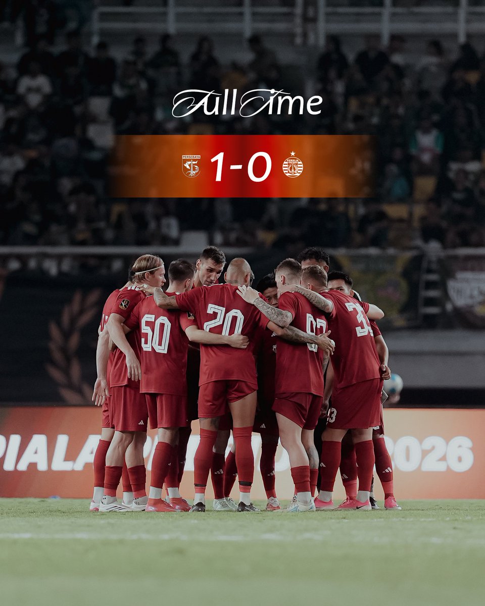 Persija_Jkt's tweet photo. 𝐅𝐔𝐋𝐋 𝐓𝐈𝐌𝐄!

#PersijaDay #PialaPresidenElite2026 #Persija https://t.co/B4W5GNlND3