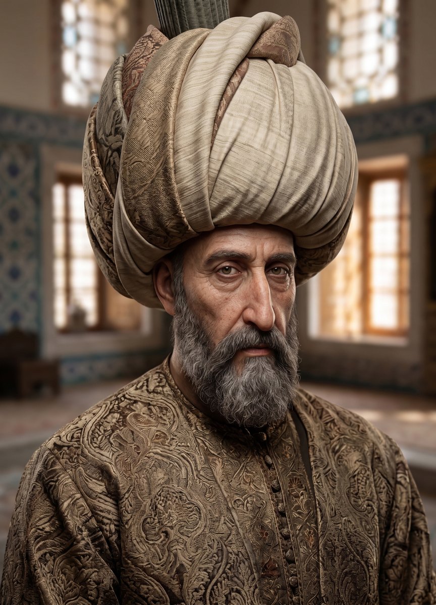 dailyottoman's tweet photo. Danimarkalı ressam Melchior Lorck tarafından 1559'da çizilen Kanuni Sultan Süleyman portresi. https://t.co/AGv5J5D3MU