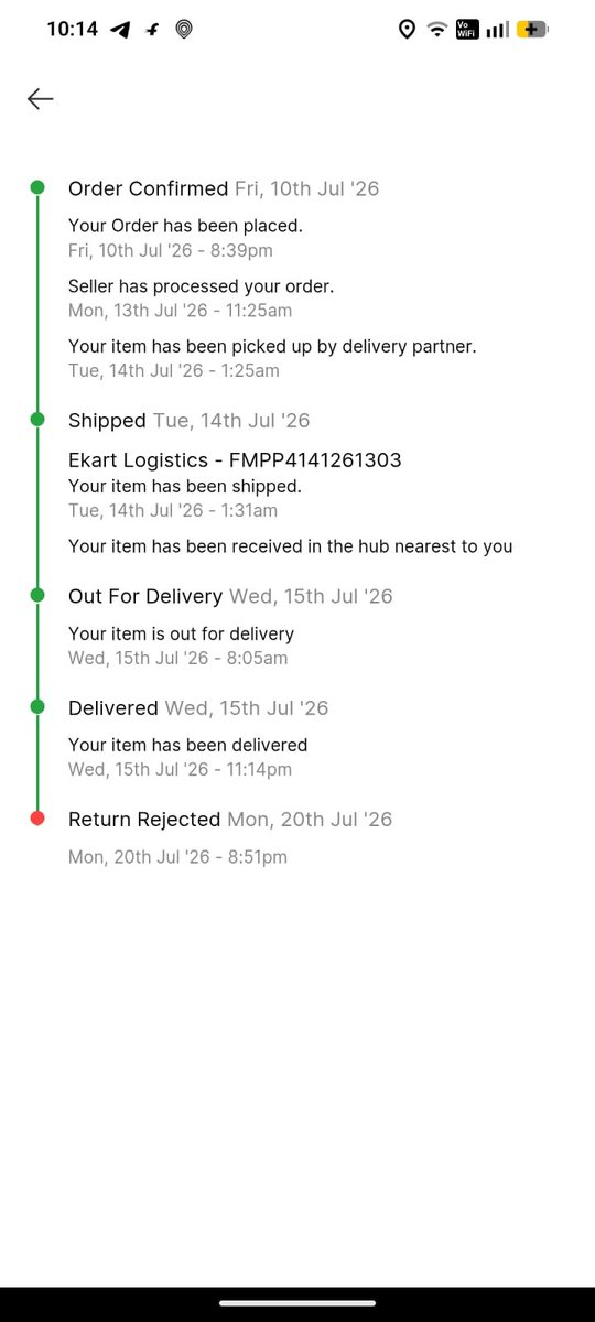 gandheanush7's tweet photo. @flipkartsupport @Flipkart 
#badsupport #student #commonman
Delivered a Dead-On-Arrival laptop! The assigned technician NEVER visited my house, yet the ticket was falsely closed &amp; return rejected arbitrarily
#flipkartindia #consumersupport #help #buyer #consumer https://t.co/k8hmhzTH5O