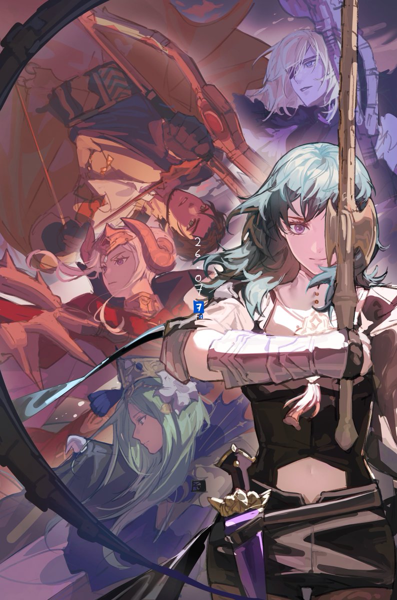 Velahka's tweet photo. 26.07 
7th Anniversary! 

#FE3H https://t.co/OXcSlNrj5s