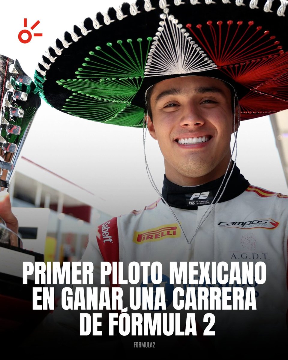 ClaroSports's tweet photo. ¡NOEL LEÓN HACE HISTORIA PARA MÉXICO! 🥇🏎‍🟀🇲🇽

Noel León se convirtió en el primer piloto mexicano en ganar una carrera de Fórmula 2, firmando un fin de semana inolvidable en Budapest. Tras conquistar la Sprint Race, el regiomontano completó la hazaña al quedarse también con la victoria en la carrera principal.