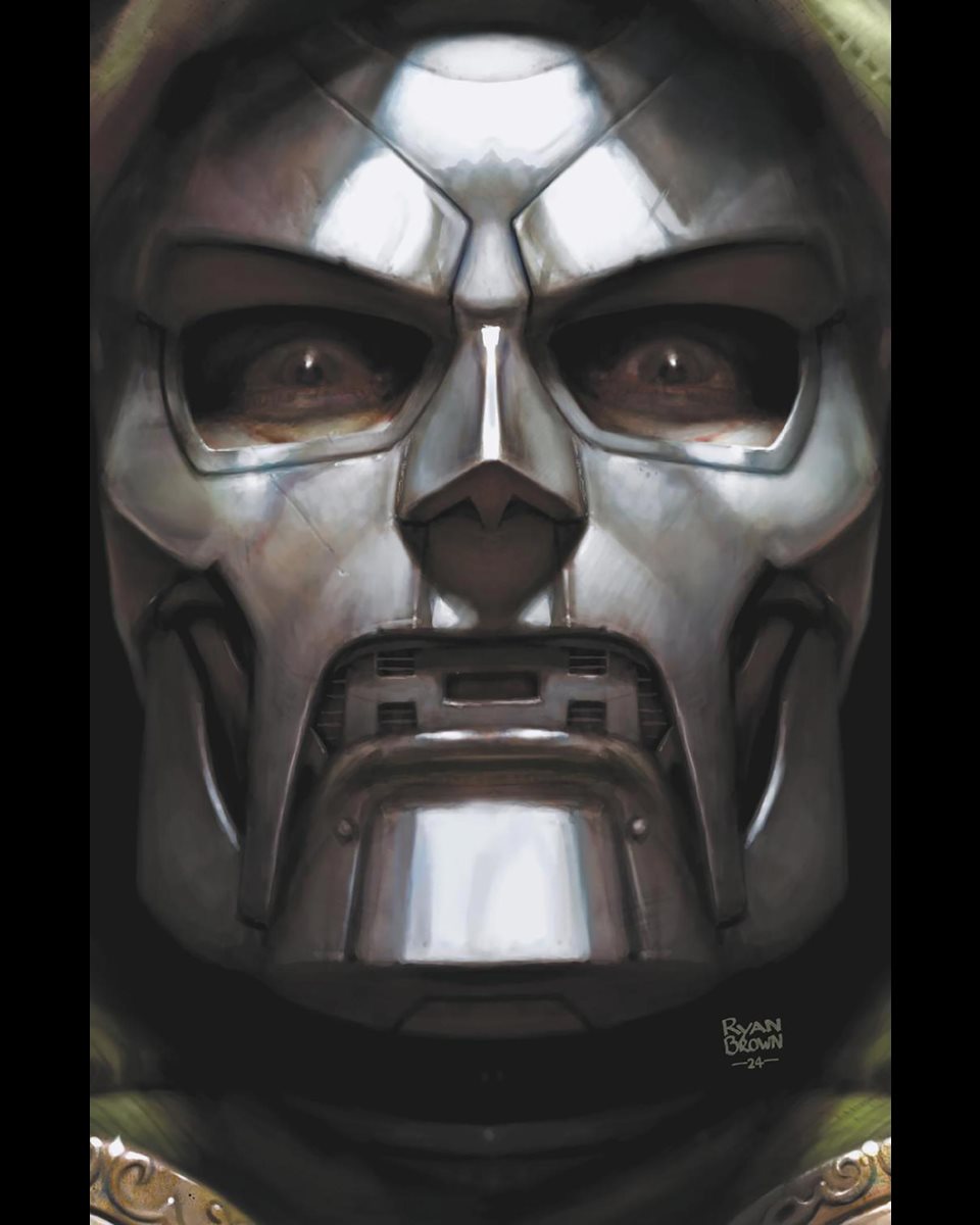 SickComicPics's tweet photo. Dr Doom by Ryan Brown. https://t.co/VYjCYUOD5k