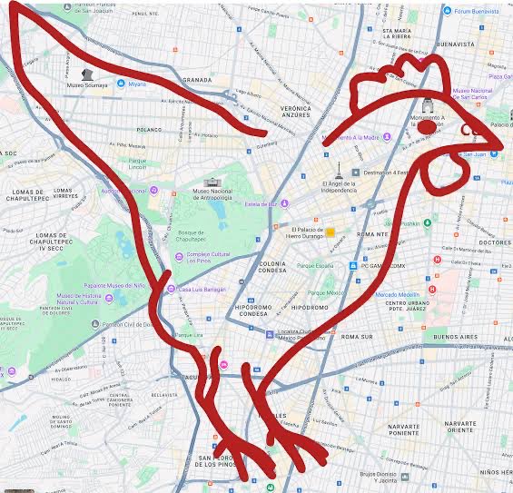 Vikros28's tweet photo. Lo que cree que es toda la CDMX: https://t.co/RWBplTkiST