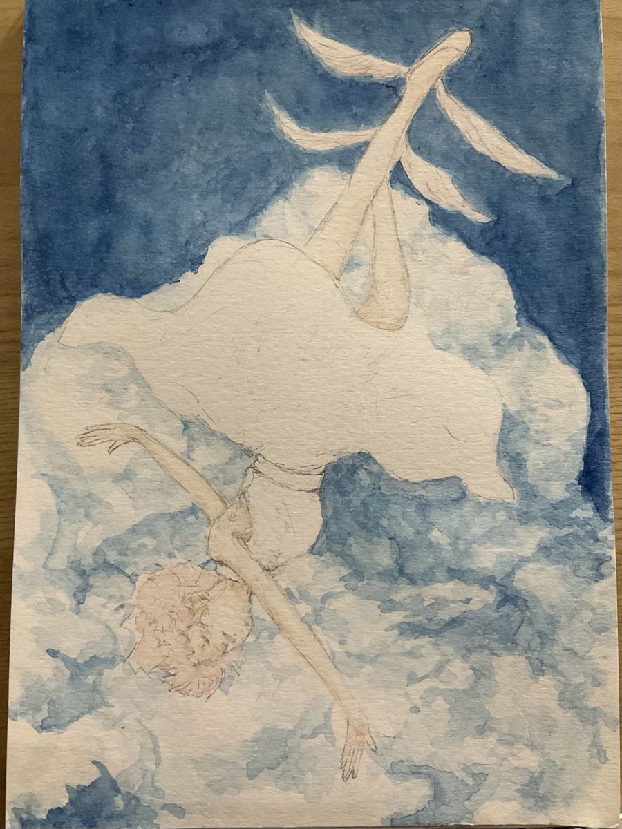 sunny_nari's tweet photo. 企画展に参加させていただきます

『一会の瑠璃、夏の泡沫』
2026.8.1(土)〜8.26(水)

名古屋市ギャラリーカフェテオ様(@cafetheogallery)
https://t.co/XOolZenImN

新作はA5サイズの水彩画2点となります
タイトルは左より

スカイフィッシュガールの心地
いつかの面影を纏う

となります https://t.co/XAoarzKuVr