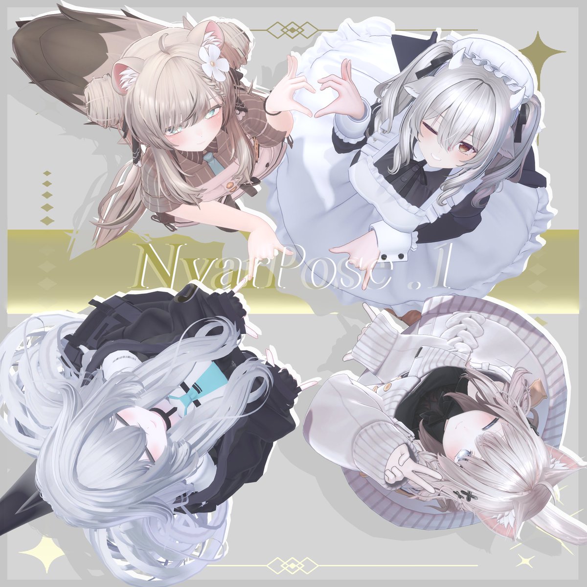 NyarBit's tweet photo. そのうちpose出します。 https://t.co/zZpNFA434N