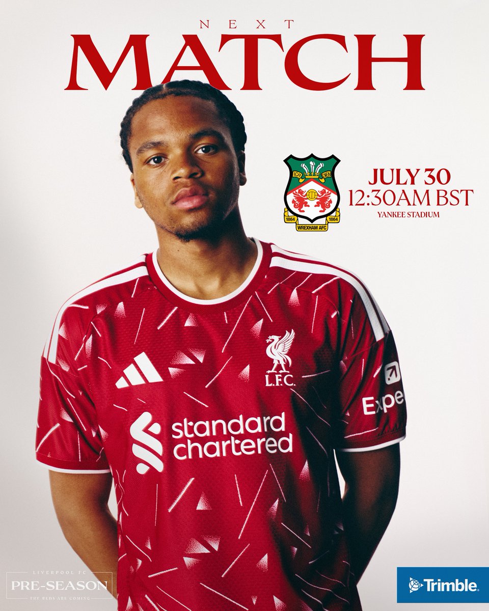 LFC's tweet photo. Next up: Wrexham in New York 🔜

@TrimbleCorpNews https://t.co/9bVfji8tPE