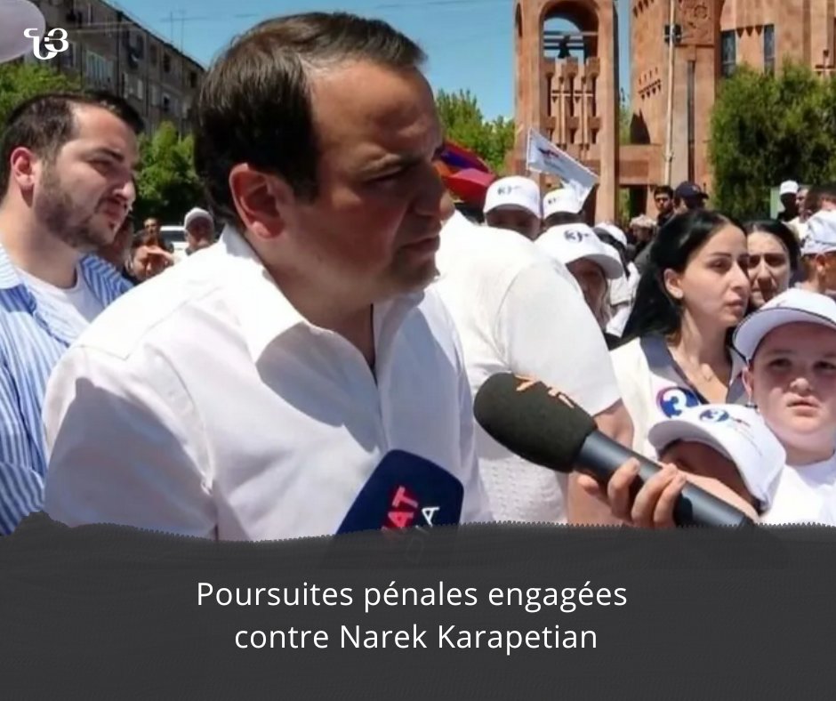 norharatch's tweet photo. Poursuites pénales engagées contre Narek Karapetian

Plus d'information ➡️ https://t.co/x2EzdqcExb

--------------------------

Նարեկ Կարապետեանի դէմ քրէական հետապնդում կը յարուցուի

Տես աւելին ➡️ https://t.co/lwn0I9HbND https://t.co/uju7cvAyIR