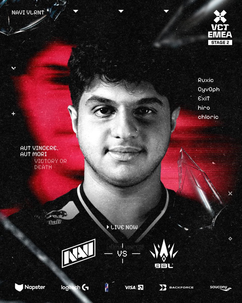 NAVIValorant's tweet photo. We are HERE!

Our match against @BBL_esports starts NOW!

🎥: https://t.co/vmHUO9L4dW https://t.co/sHZQdr8lmr