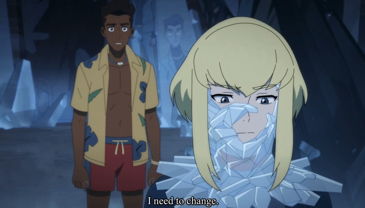 aniwolf66's tweet photo. Jimmy being the only one who wasn't consumed by the ice cuz he's the only who tried to think and fix the problems he had within himself. Everyone else was freezing in their emotional turmoil except Jimmy cuz he doesn't despair he tries to become better #MyAdventuresWithSuperman https://t.co/PSEYhBPwnG
