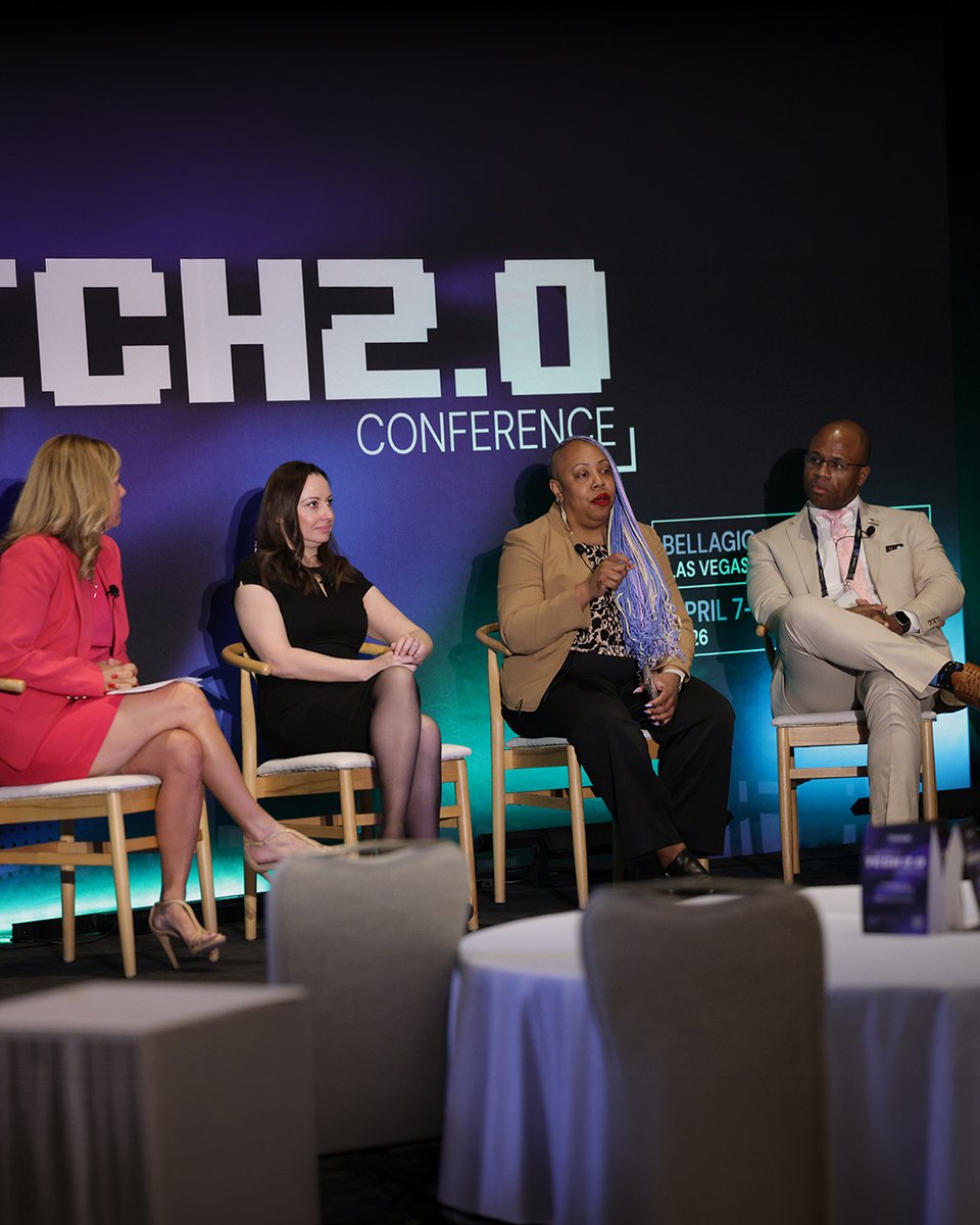 ai2conf's tweet photo. What happens when AI is shaped through a wider range of experiences? Rob Stewart, Rasheeda Frazier, Heather Fitzgerald, and Ana Stojkovic Knezevic discussed how women’s leadership can uncover blind spots, strengthen ideas, and widen impact. 
#Tech2Conf https://t.co/XalCIn9JCv