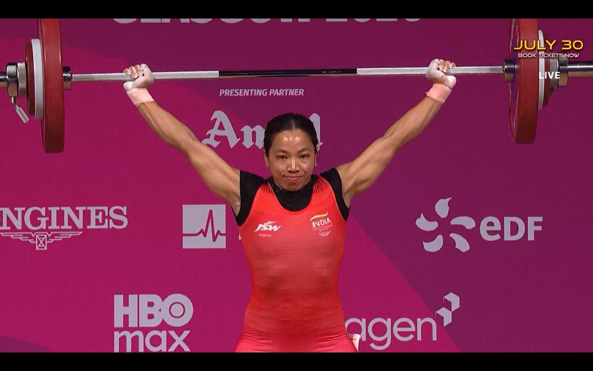 CricCrazyJohns's tweet photo. Gold Medal in 2018.
Gold Medal in 2022.
Gold Medal in 2026.

MIRABAI CHANU - THE PRIDE OF INDIA IN COMMONWEALTH GAMES 🥹❤️

The historic maker from Manipur for the country. https://t.co/WdmMVvNuMh