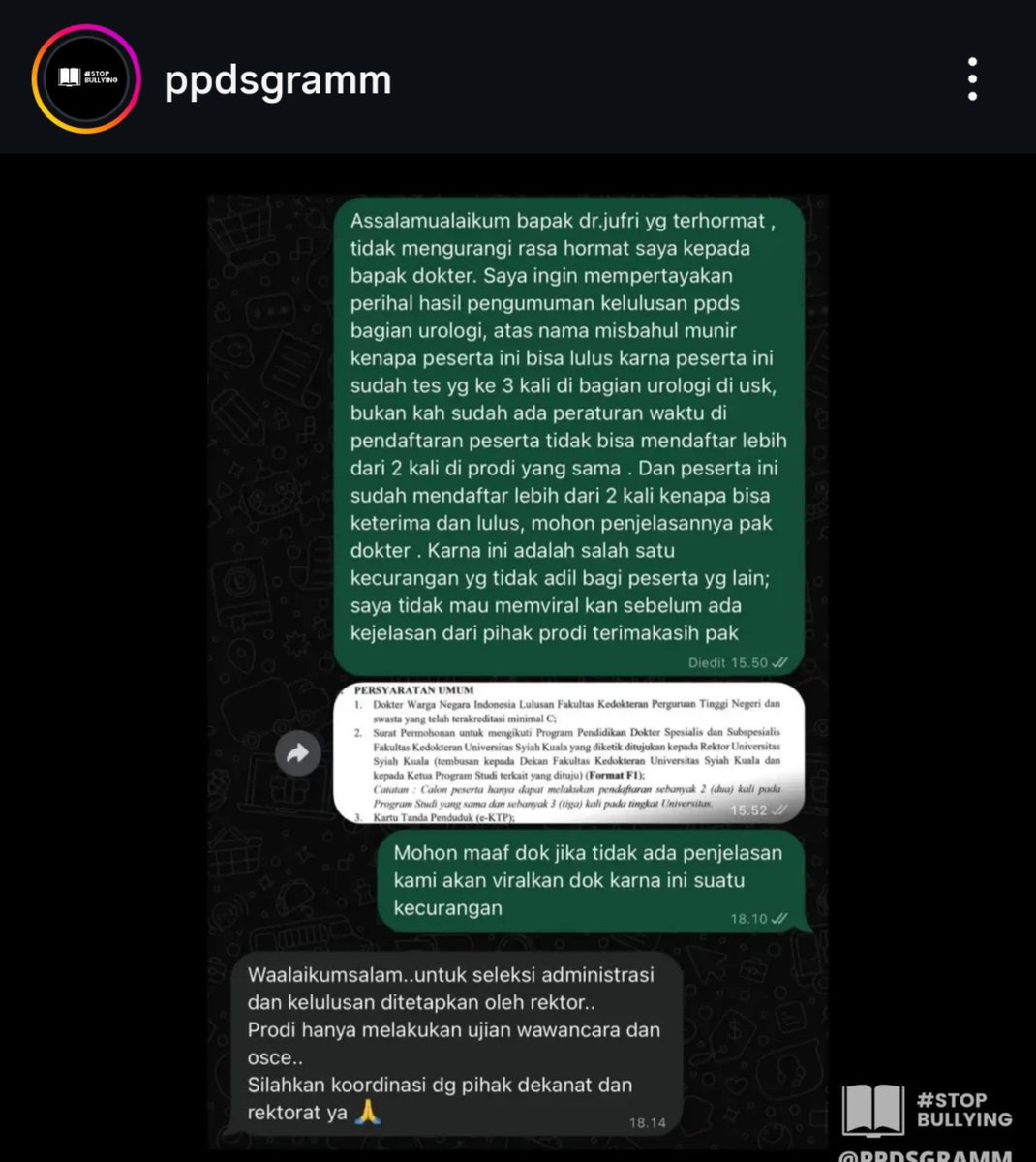 txtdarijasputih's tweet photo. WKWKWK

Hancur betul tata kelola pendaftaran PPDS universitas yang di bawah @Kemdiktisaintek 

Kalau tidak mampu, bubarkan saja university based

Banyak yang tidak adil dan tidak transparan seperti cerita ini

Dari pendaftaran saja sudah tidak transparan https://t.co/D9xFNa1Uk3