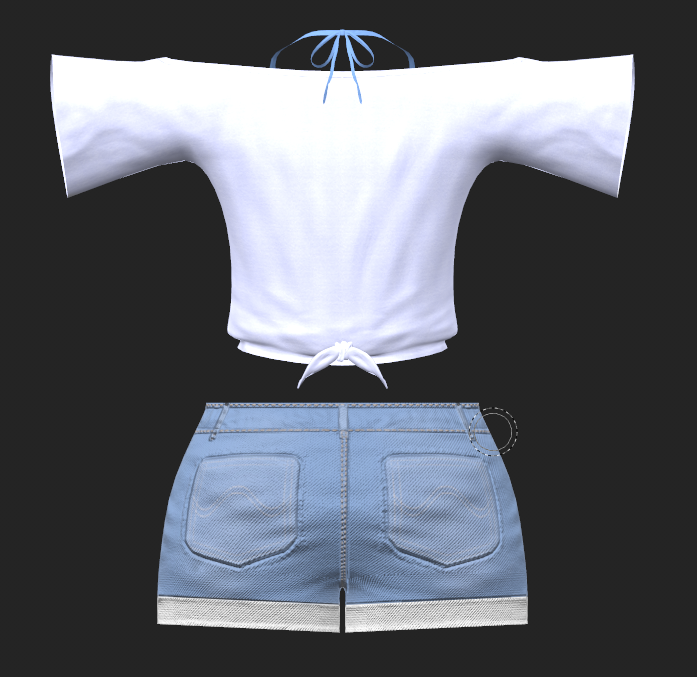 torimochi_3d's tweet photo. 無料配布 夏衣装wip

次の衣装の名前は "Selune(セルーン) " に決めました‼

夏と海っぽい感じを意識しています✨

テクスチャはもう少し微調整したらウェイト塗りに入ります💪

#VRChat #LUMINA_3D #ルミナ3D https://t.co/3Kw0QxlIN8
