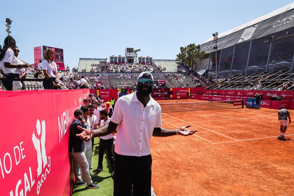 EstorilOpen's tweet photo. Welcome to the @EstorilOpen, Neemias Queta! https://t.co/4JtTnsOlxh