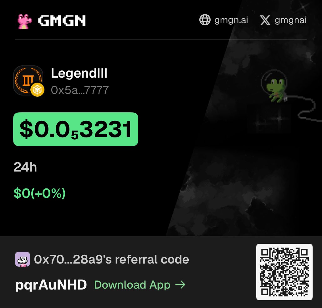 Bullicorm's tweet photo. $LegendIII is making waves 👀 Check it out on #GMGN! https://t.co/2WOACLJUVx https://t.co/Nt0s0Q6718