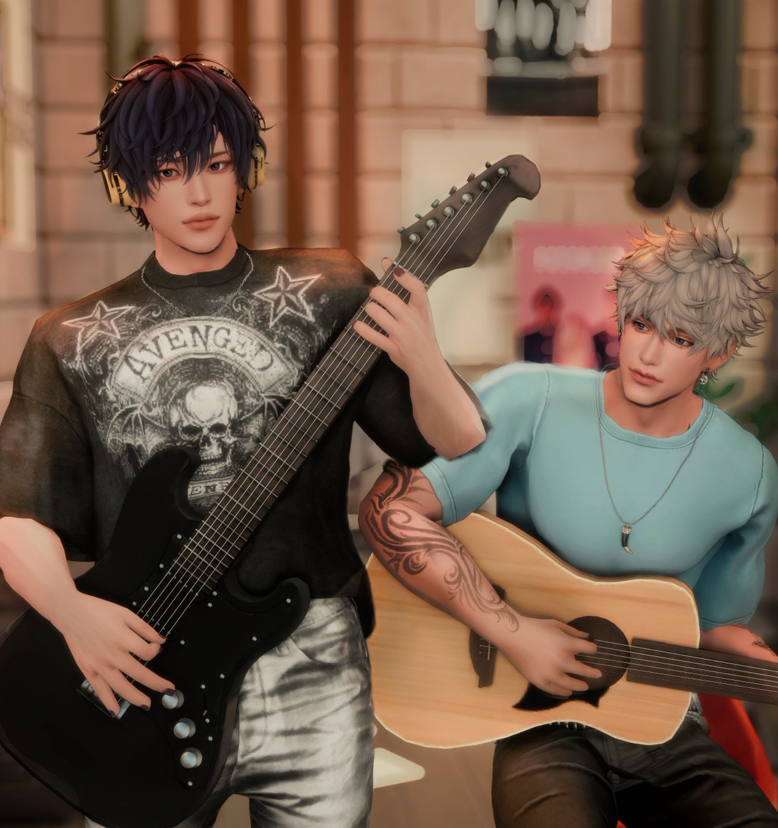 ebiten_pu_ra's tweet photo. Let’s Session 🎸♪♫⋆｡♪ ₊˚ https://t.co/xI4ofijvpY