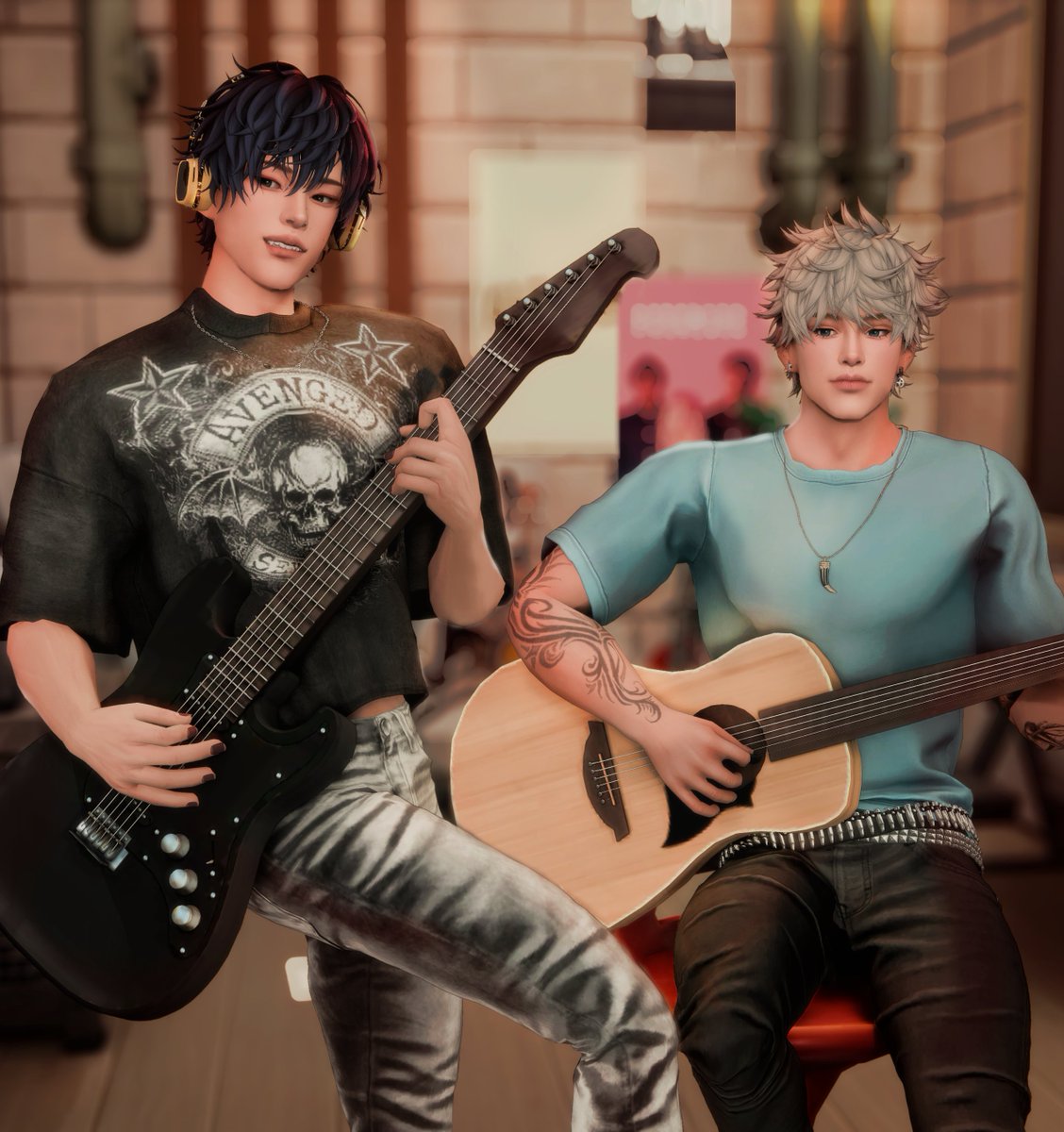 ebiten_pu_ra's tweet photo. Let’s Session 🎸♪♫⋆｡♪ ₊˚ https://t.co/xI4ofijvpY