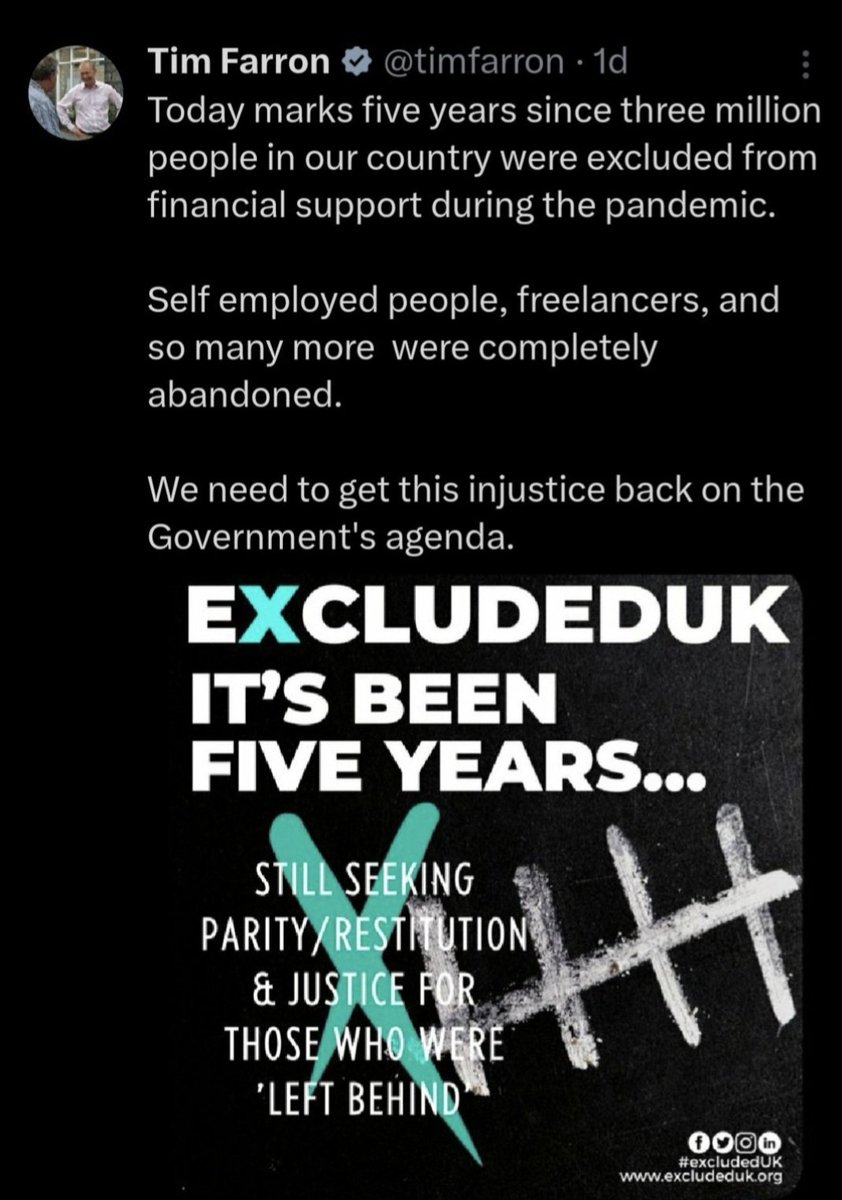ExcludedFighter's tweet photo. @JOwusuNepaul After years of betrayal by the State, 3.8 million #ExcludedUK voters are politically homeless. If @andyburnham keeps his word and delivers the restitution he's long championed, trust can be restored and many would seriously then consider returning to @UKLabour!

@10DowningStreet https://t.co/EDfEuJ0tAP