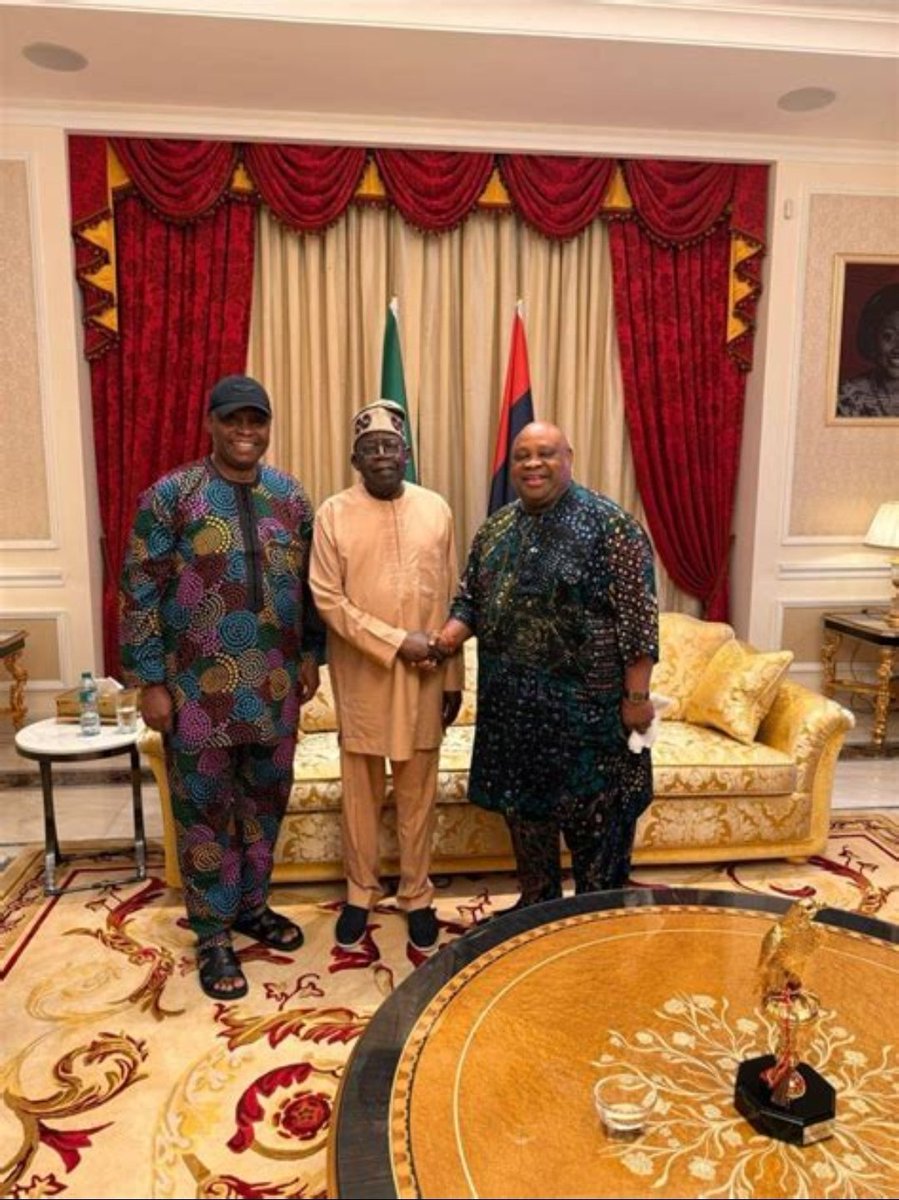 Naija_PR's tweet photo. Adeleke and Accord leaders adopt President Tinubu as the party’s candidate for the 2027 presidential election. https://t.co/LQ1UaIo62s