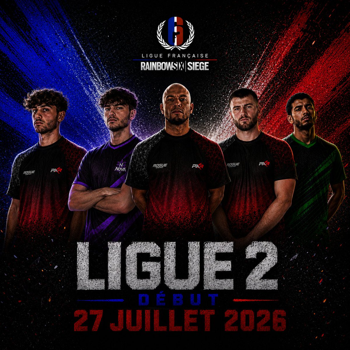 Ligue_LFR's tweet photo. La Ligue 2 c'est demain !
Vous êtes prêt ?

@ORIGINSSPORT @GriDorga @PxrTeam32662 @NOVAESportR6 @EsportRPV Digital Esport* https://t.co/TXejwk7RoE