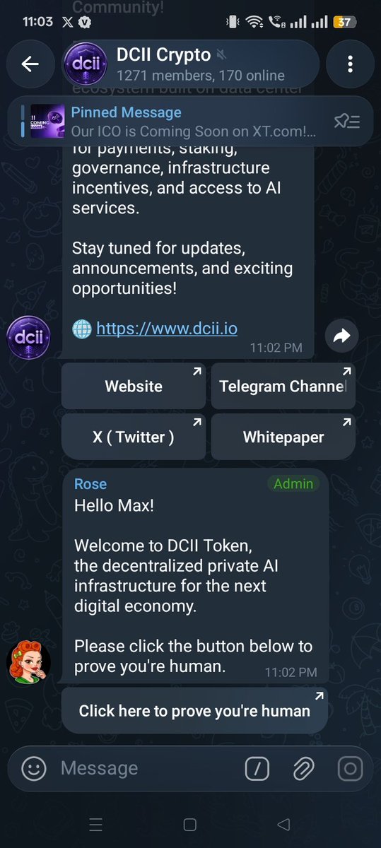 Maxbear22's tweet photo. @CryptBrice @DCIIToken All followed. https://t.co/GpbZ5NIU6M
