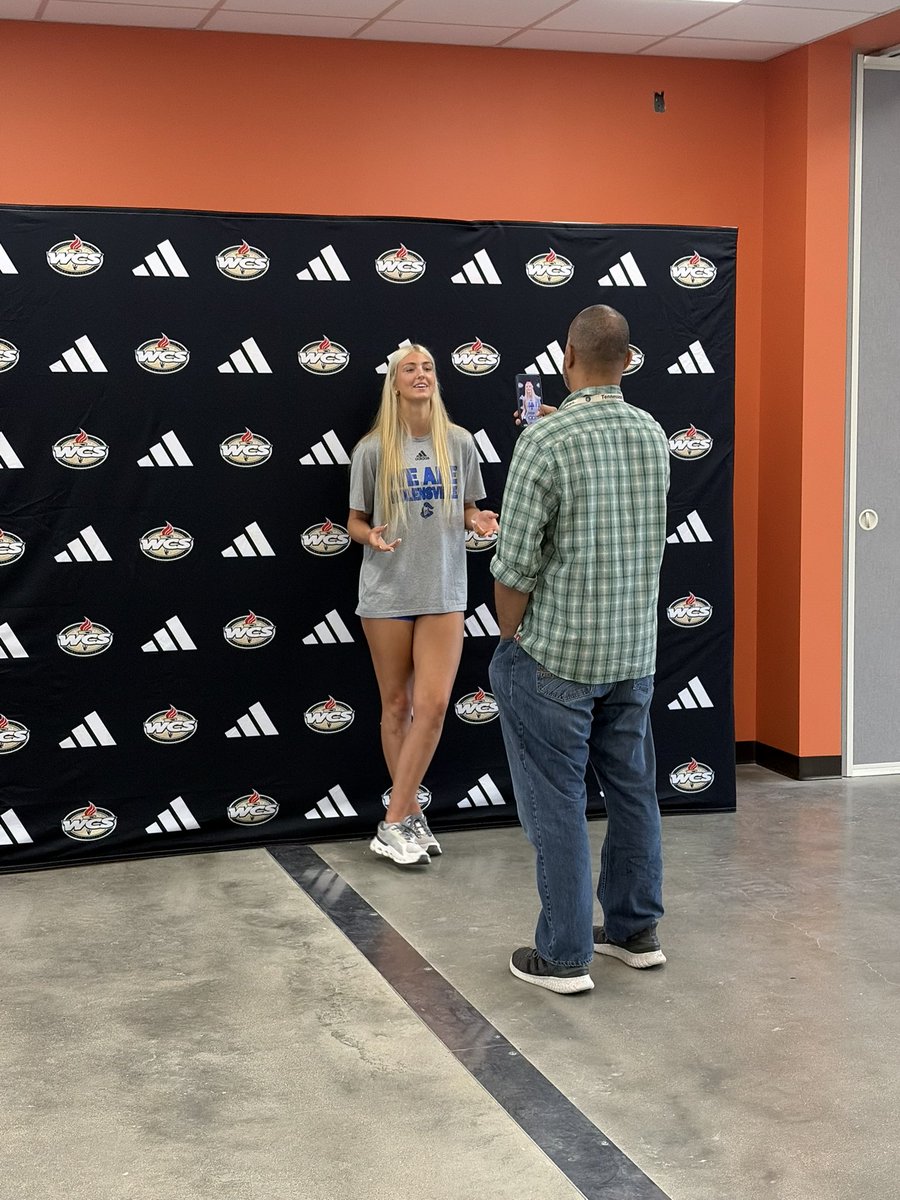 wcsNHSvball's tweet photo. Started Saturday off at WCS fall sports media day! Proud of @TaylorC2027 for repping Nolo VB. Got to see our @wcsNHSFootball guys as well. Ended the day at Pop Stroke for a fun team outing. Can’t wait for the season to get going!! First playday is less than a week away! #NOLOVB https://t.co/QCrVXiA59u