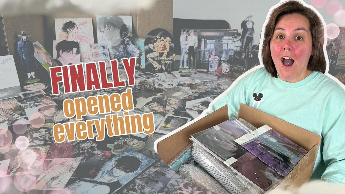 cozywulfe's tweet photo. I edited 2 hours of BL manhwa merch into an 8-minute unboxing… and it was worth it 📚✨
From photo cards and acrylics to collector merch, I can't wait for you to see everything that made the final cut.
#BLManhwa #BLMerch #blreader #Fujoshi https://t.co/ducrt9afx8