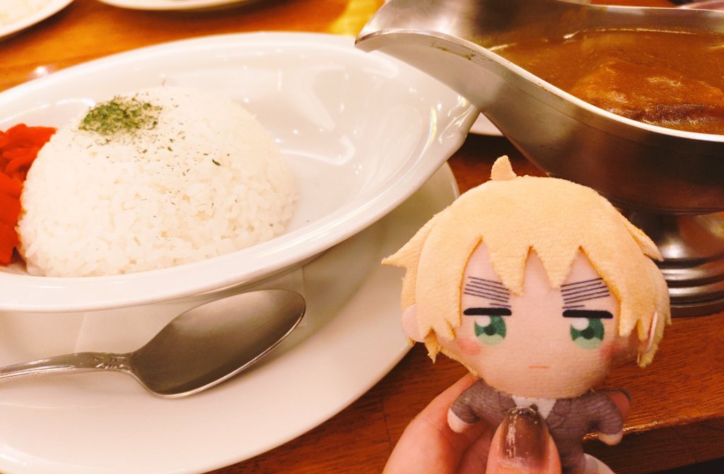MSTNSM's tweet photo. カレーと抹茶withわらび餅😋 https://t.co/ZBeA9oBoMA