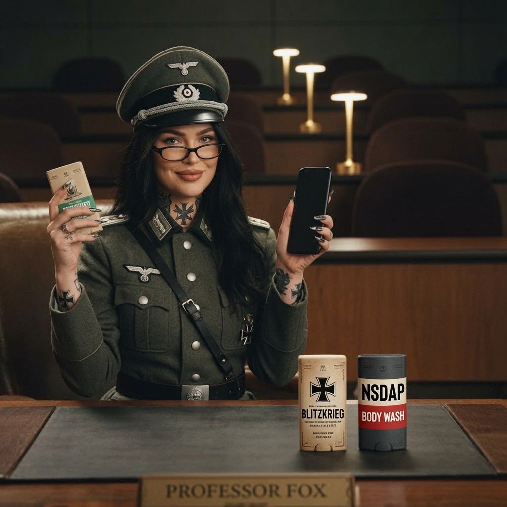 nazi vampire girl tweet media