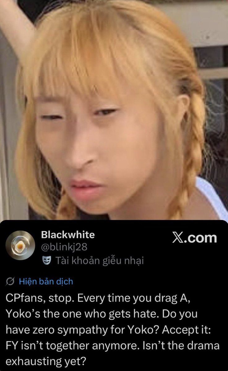 malisuayy's tweet photo. A sincere plea from a Yobitch to  f👃🏻 CPFs! Hahaha, they really love bringing embarrassment upon their own idol! ✌🏻 https://t.co/LMmqat073C