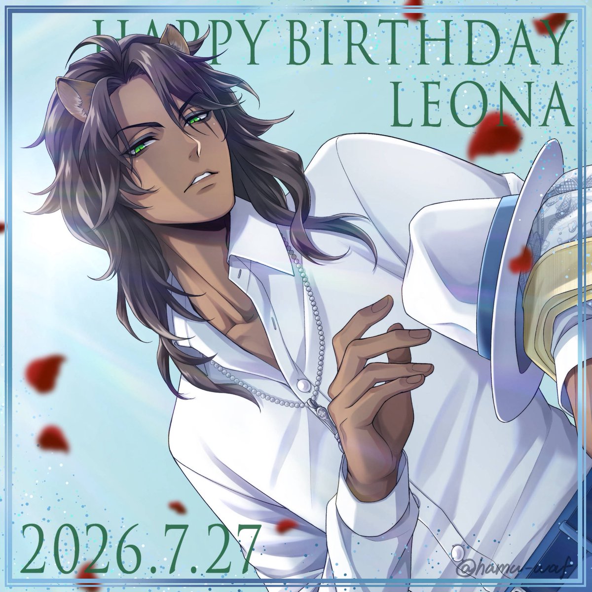 hamu_waf's tweet photo. レオナさん誕生日おめでとう！！
今年も良き1日を過ごしてください💎✨️

#レオナ・キングスカラー誕生祭2026
#レオナ・キングスカラー生誕祭2026
#twstファンアート https://t.co/6guy6mbwjg