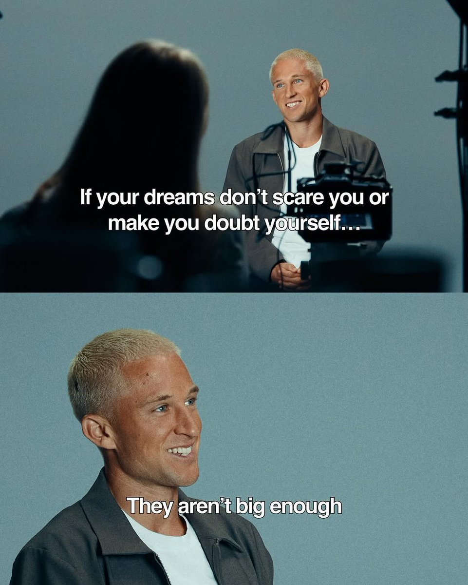 andershofma0tkb's tweet photo. Forget what everyone one else is telling you…

Be bold, crazy, delusional, relentless, unstoppable, limitless, unrealistic, extraordinary. It’s usually only those who have never challenged themselves or pursued their own dreams that will tell you wha... https://t.co/9ZOr7Ash78