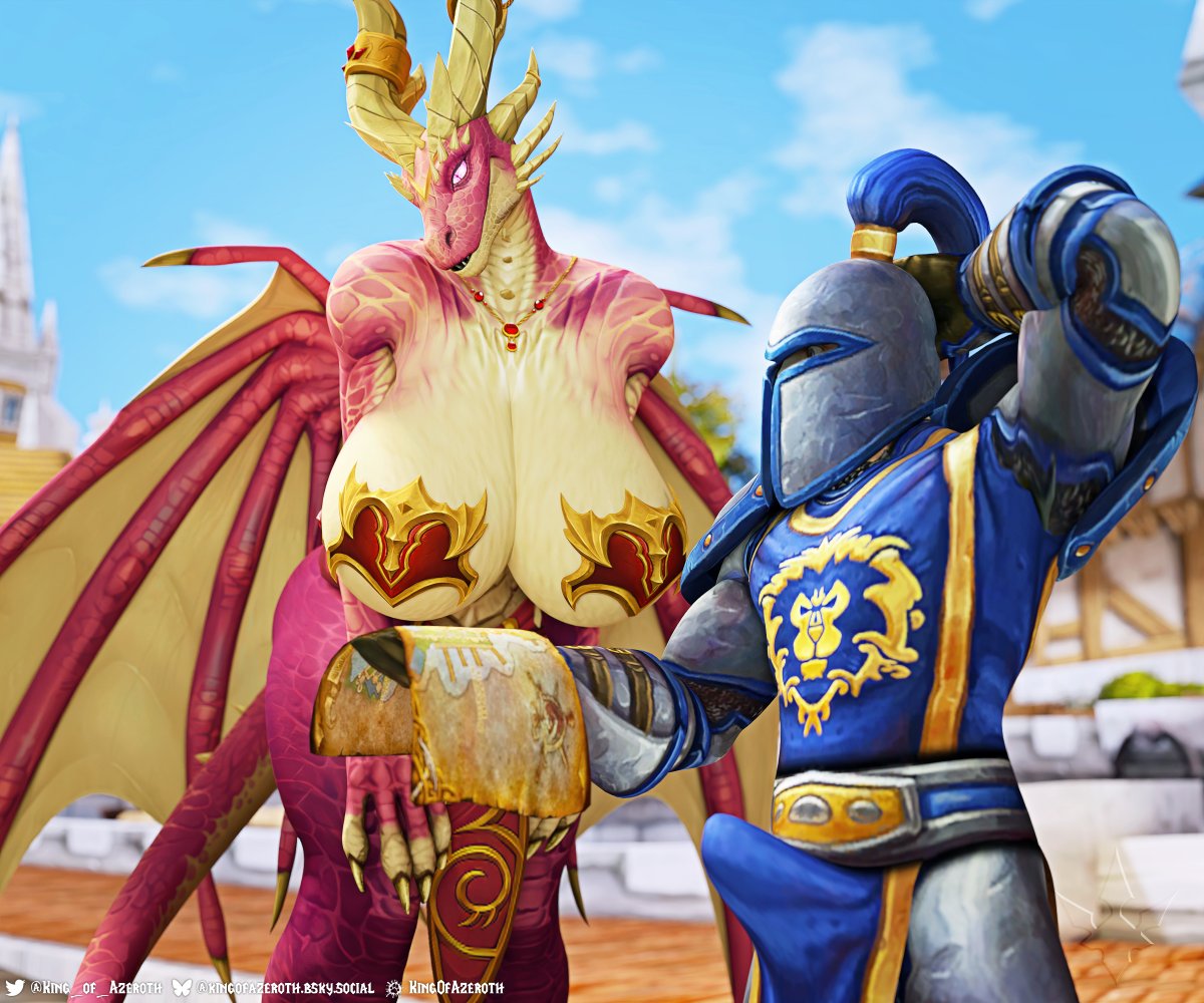 King_of_Azeroth's tweet photo. First Time In Stormwind

#Warcraft #NSFW #Dracthyr https://t.co/4EZYrukCJM